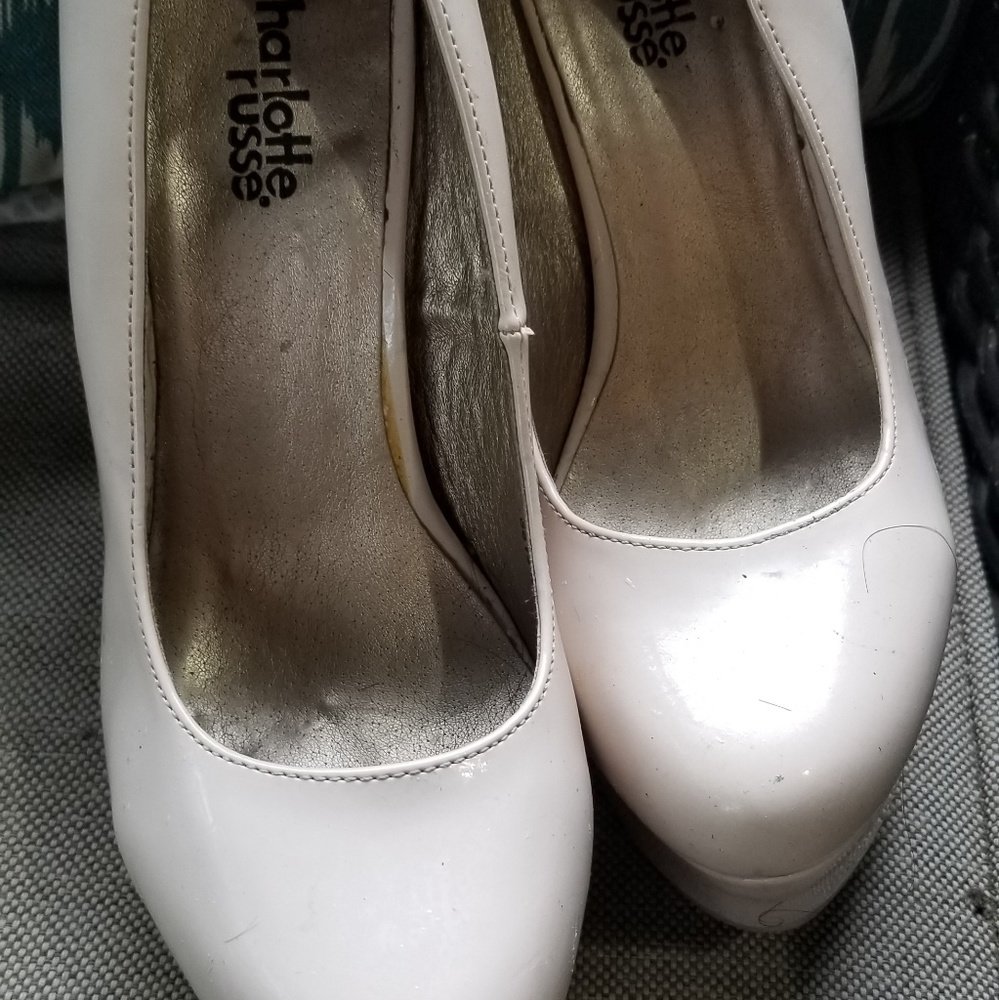 beige heels